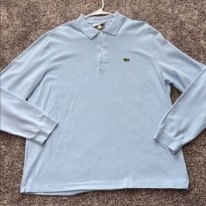 Mens LaCoste Long Sleeve Classic Fit Polo